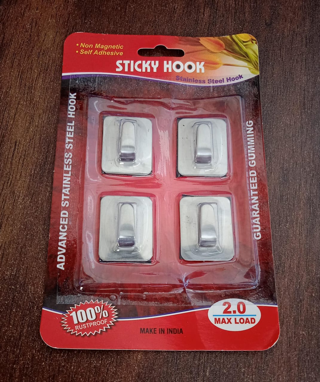 Self- Adhesive Hooks, Heavy Duty Wall Hooks Hangers Stainless Steel Waterproof Sticky Hooks for Hanging Robe Coat Towel Kitchen Bathroom and. Self- Adhesive Hooks, Heavy Duty Wall Hooks Hangers Stainless Steel Waterproof Sticky Hooks for Hanging Robe Coat Towel Kitchen Bathroom and.